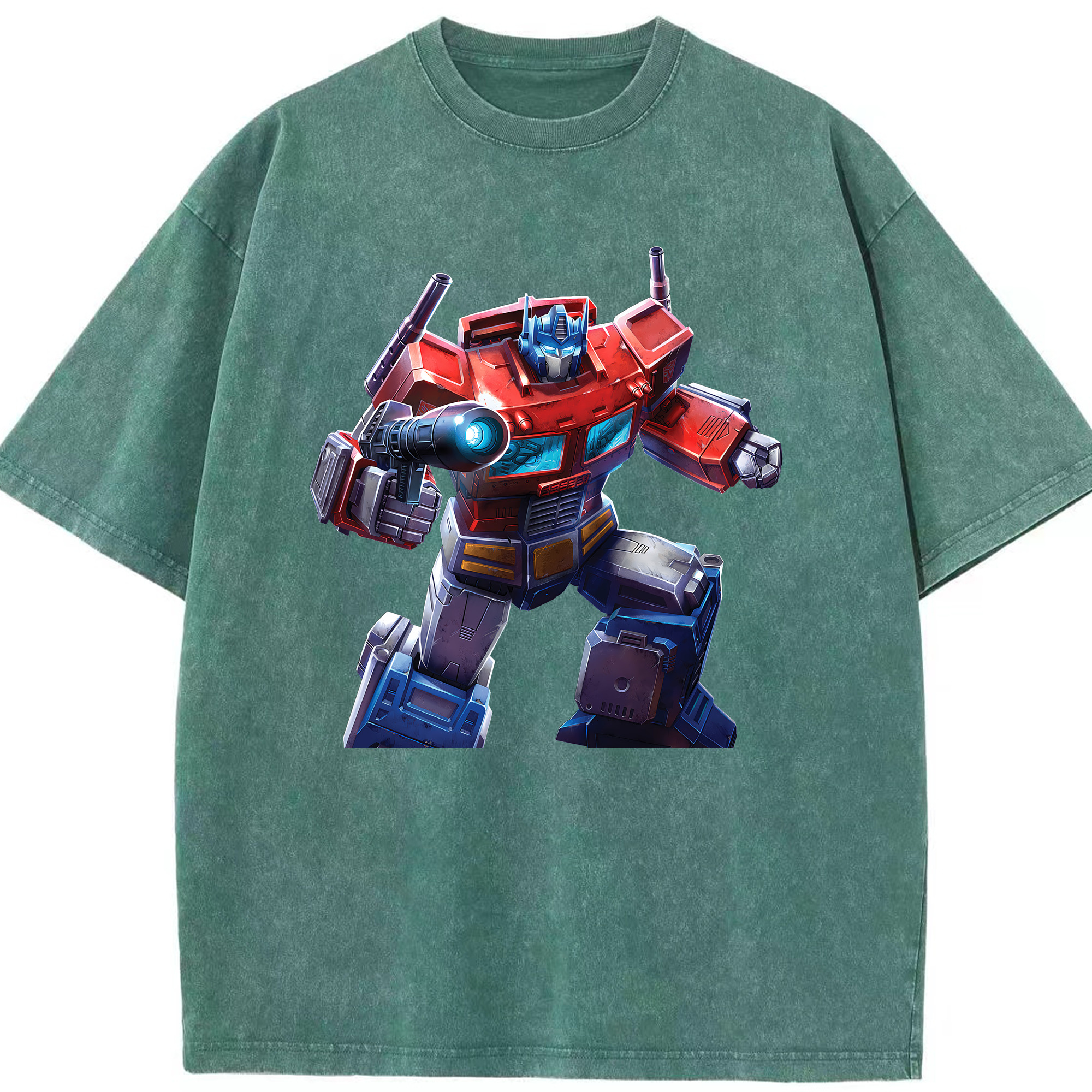 （画像用） Transformers トランスフォーマー 綿100% ヴィンテージ風 半袖Tシャツ（フロントプリント）